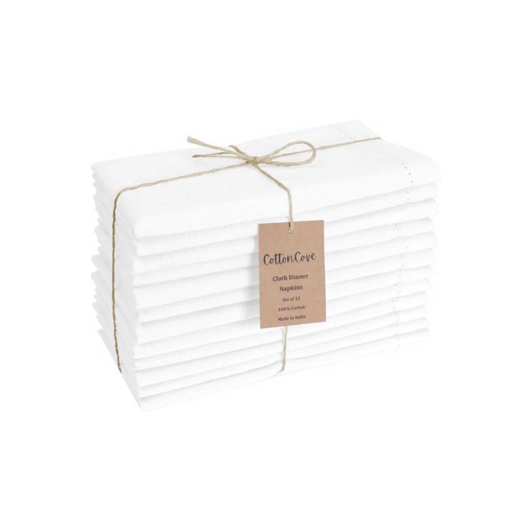 WHITE NAPKINS