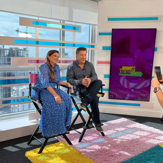 Monica Saravia trendiando con Hernán Orjuela