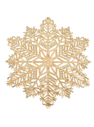 46. GOLD SNOWFLAKE